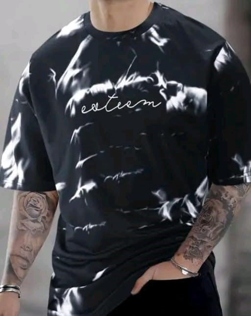 Spab Men & Women Printed Casual White & Black Oversized T-Shirt | Trendy Streetwear Graphic Tee Online India