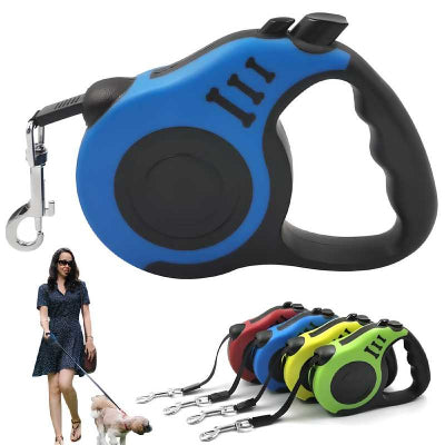 500cm Dog & Cat Leash Strap (Multicolor) | Extra Long Pet Walking Training Lead | Durable & Strong | General Store India
