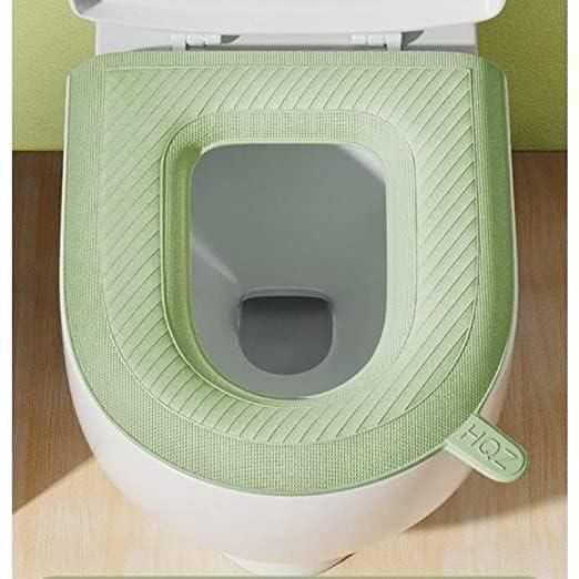 Washable Soft Warmer Toilet Seat Cover | Reusable Comfortable Toilet Seat Cushion Pad for Winter Bathroom Use | Universal Toilet Seat Cover | General Store India