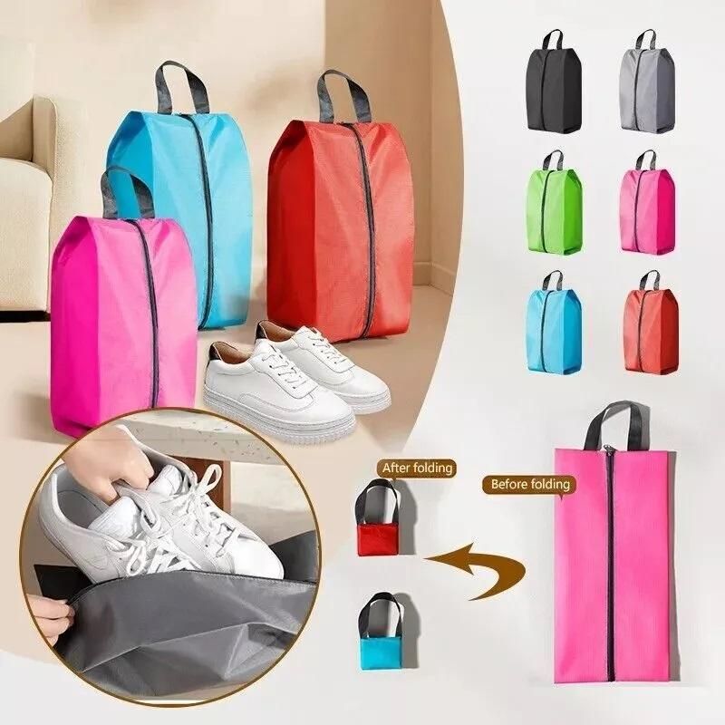 Portable Shoe Storage Bags Pack of 3 | Travel Shoe Organizer Bags, Waterproof Zipper Shoe Pouch for Men, Women & Kids