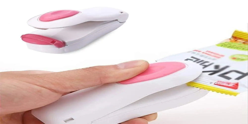 Portable Mini Heat Sealer Machine for Plastic Bags | Food Storage Snack Bag Sealing Machine for Chips, Vacuum Bags & Kitchen Home Use