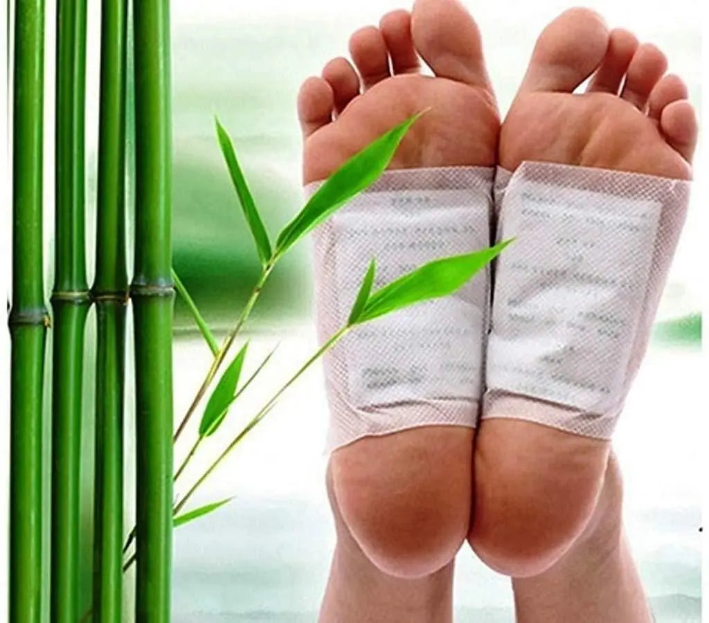 Kinoki Detox Foot Pads Pack of 10 | Herbal Foot Patch for Deep Sleep, Foot Care & Wellness | General Store India