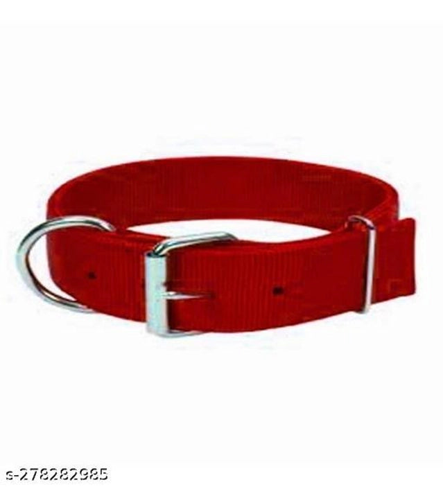 Adjustable Nylon Dog Collar Neck Belt | Strong Pet Collar for Small Dogs & Puppies | Durable Dog Neck Strap (0.75 mm, Small, Multicolor) | General Store India