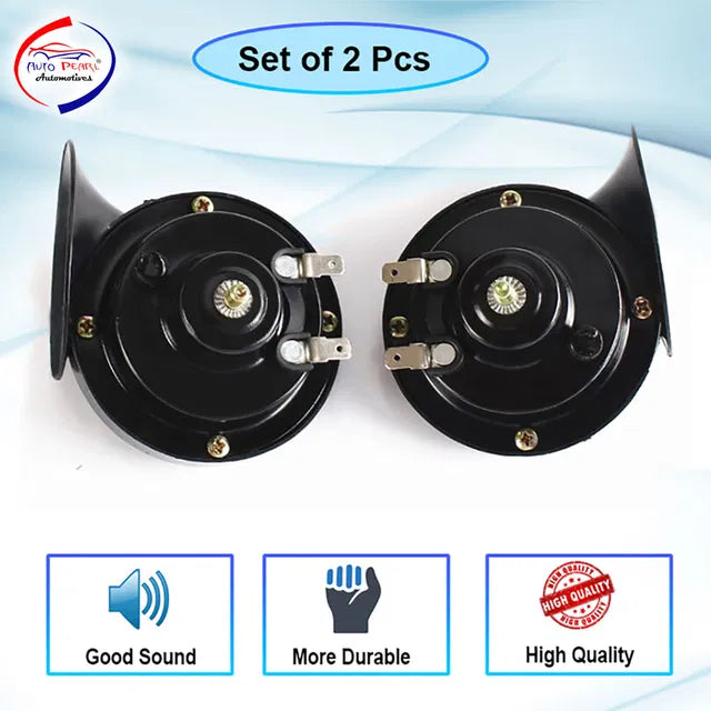 Air Electronic Snail Horn for Car & Bike | Super Loud Waterproof Dual Tone Horn | Buy 1 Get 1 Free | Universal 12V Vehicle Horn