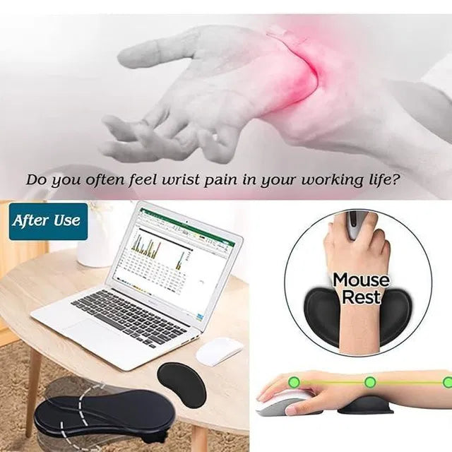 Ergonomic Desk Arm Rest & Wrist Support Pad for Office Desk | Adjustable Armrest Extender for Keyboard & Mouse | Desk Arm/Wrist Rest Pad for Computer Work | General Store India