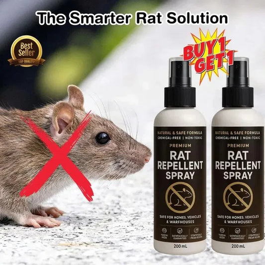 Rat Repellent Spray Pack of 3 for Home, Car & Warehouse | Natural Anti Rat Spray | General Store India