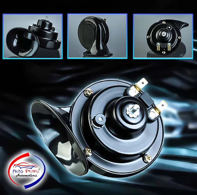 Air Electronic Snail Horn for Car & Bike | Super Loud Waterproof Dual Tone Horn | Buy 1 Get 1 Free | Universal 12V Vehicle Horn