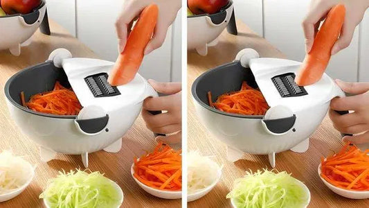 Multipurpose Automatic Fruit & Vegetable Peeler Machine | Manual Vegetable Cutter, Slicer, Grater & Kitchen Chopper | General Store India
