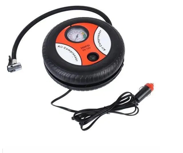 12V Automatic Car Air Compressor Portable Tyre Inflator Pump | Digital Tire Pressure Air Pump for Car, Bike & Bicycle | Emergency Auto Air Compressor | General Store India
