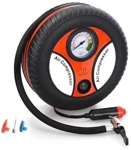 12V Automatic Car Air Compressor Portable Tyre Inflator Pump | Digital Tire Pressure Air Pump for Car, Bike & Bicycle | Emergency Auto Air Compressor | General Store India