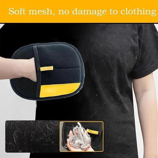 Pet Hair Removal Gloves for Dogs & Cats | Reusable Grooming Glove Brush for Shedding, Massage & Fur Cleaning | General Store India